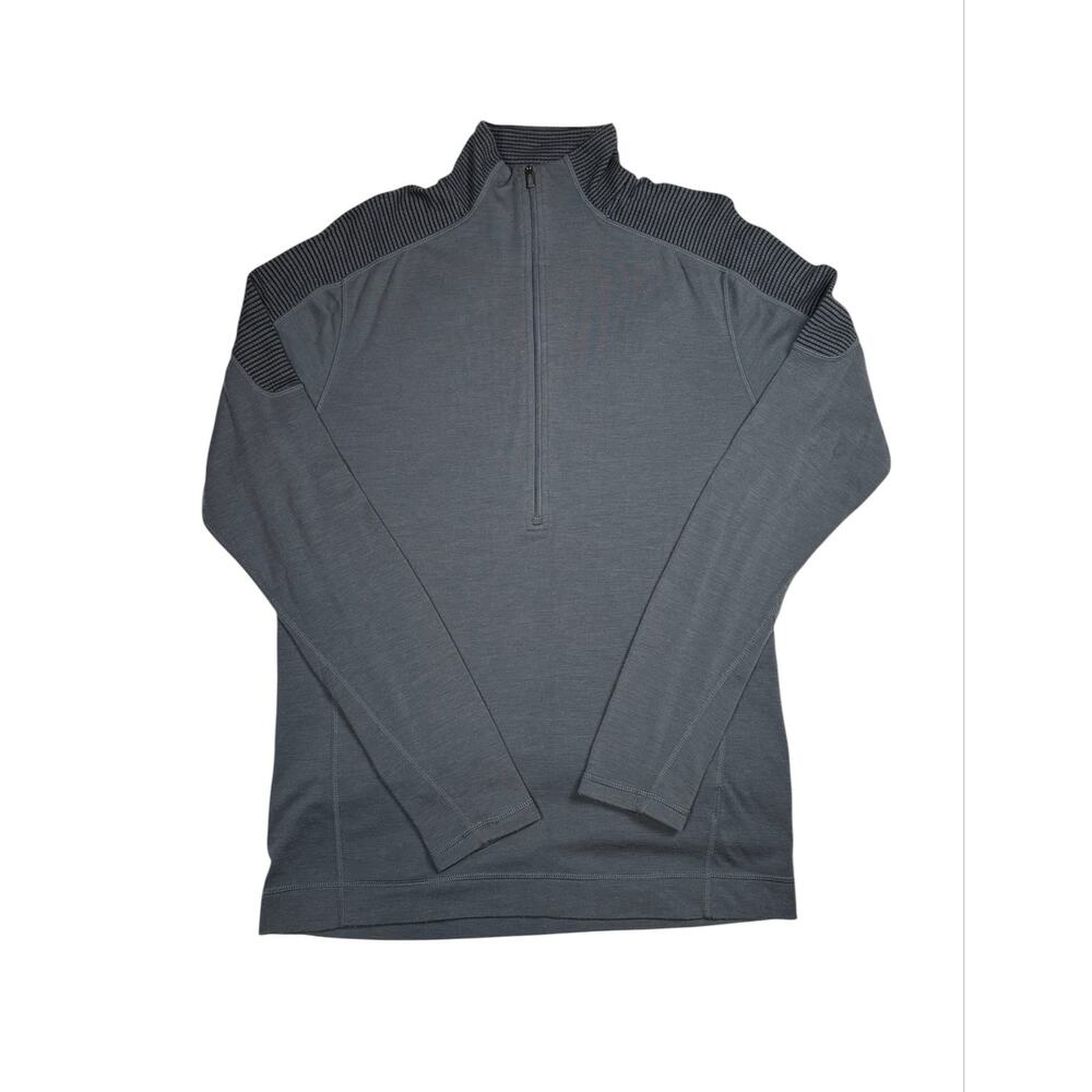 Smartwool Classic Long Sleeve 1/4 Zip Thermal Baselayer Men's Large Merino Wool